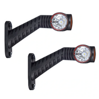 HORPOL LD 2175+LD 2174 LED gabarītlukturi, 3 funkcijas (kreisā+labā puse)