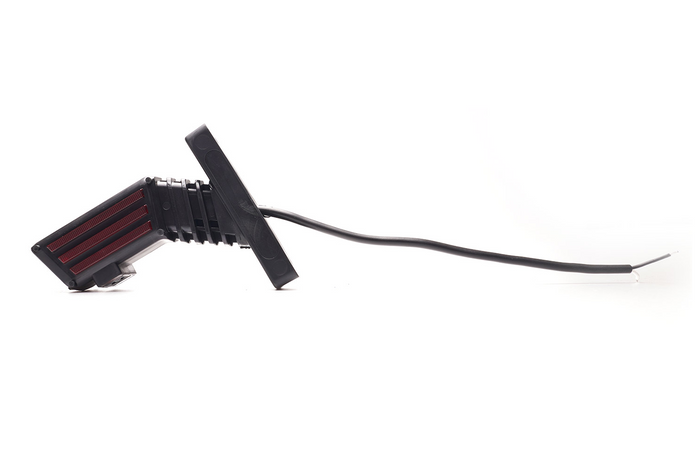 Левый габаритный фонарь WAŚ 2550L W297.3.1 SPOT LED на коротком кронштейне