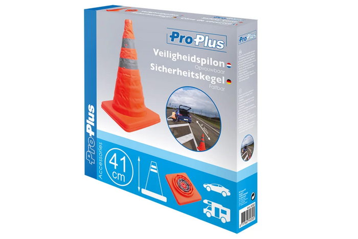 ProPlus 540320 salokāms satiksmes konuss brīdinājuma konuss 41 cm