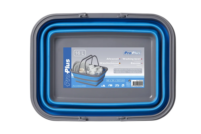 Salokāma ceļojumu bļoda ProPlus 370303V01 silikona bļoda 16L