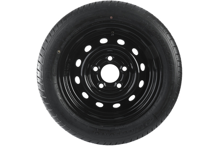 Pastiprināts ritenis piekabei LINGLONG TIRE 195/50 R13C 104/101N UNITRAILER RIM melns 5.5Jx13"H2 5x112 ET:30