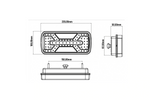 KAMAR X-SPIDER L2430+L2431 aizmugurējie lukturi ar bajonetes savienojumu, 5 kontaktu, 7 funkcijas, kreisā+labā