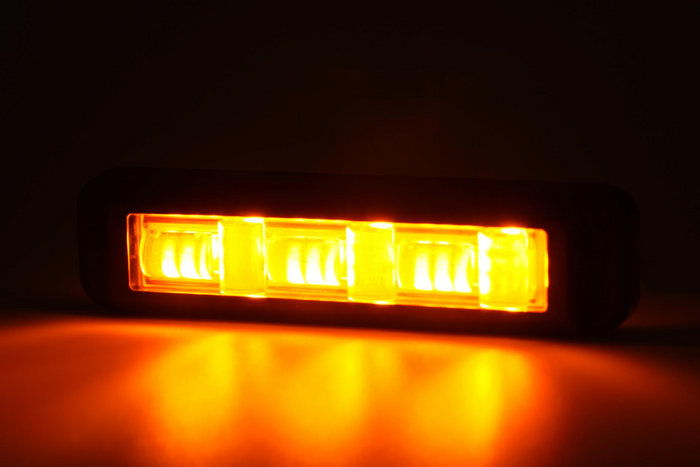 Предупреждающая лампа WAŚ 2466 W285 LED мигающая лампа оранжевого цвета MASTER/SLAVE
