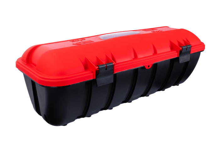 Ugunsdzēšamo aparātu kaste 9/12kg DAKEN 82510 STRIKE 707x322x239mm sarkans