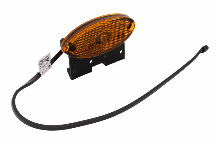 Габаритный фонарь ASPÖCK FLATPOINT II LED, оранжевый, универсальный, с кронштейном