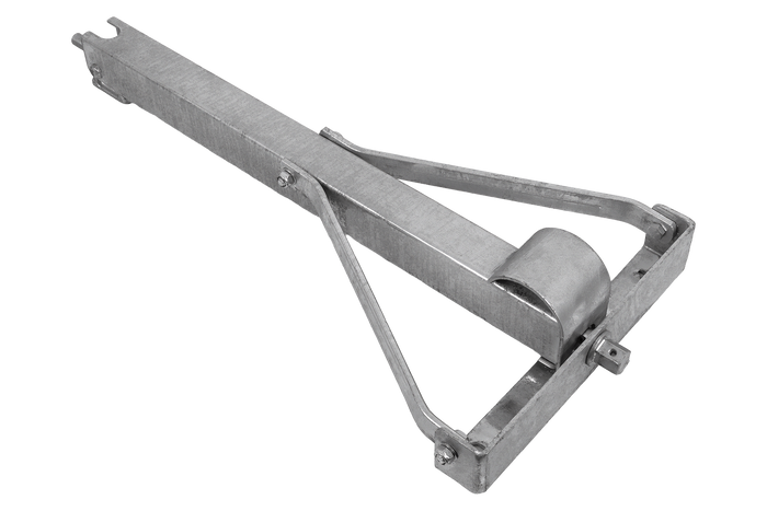 KNOTT 6X1197.007 izvelkams stūra atbalsta stabilizators piekabei 1100kg 498mm