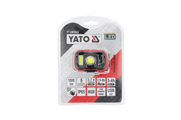 YATO YT-085942 LED pieres lukturis ar kustības sensoru 1000lm