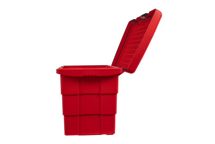 DAKEN 86014 PITBOX kaste beramkravu materiāliem, konteiners smiltīm, ceļa sāls 655x570x520mm 108.5l