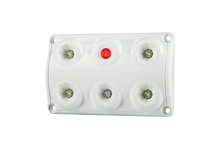 HORPOL LWD2157 LED 900lm automašīnas salona lukturis ar slēdzi un sarkanu diodi