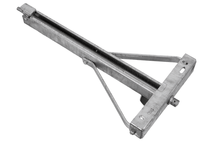 KNOTT 6X1197.007 выдвижной угловой стабилизатор для прицепа грузоподъемностью 1100 кг, 498 мм