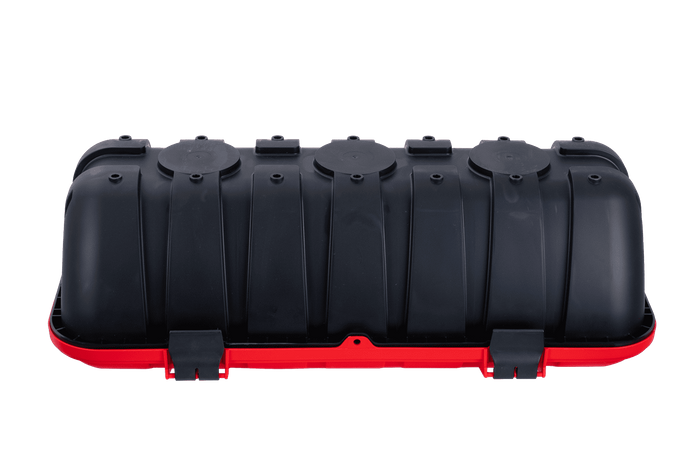 Ugunsdzēšamo aparātu kaste 9/12kg DAKEN 82510 STRIKE 707x322x239mm sarkans