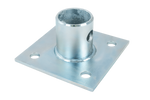 Izvelkams balsts ar UNITRAILER TJ5001+TJ5002A adapteri 1300 kg platformas piekabei 364-614 mm