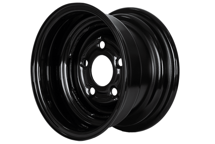 Стальной диск для прицепа UNITRAILER черный 6Jx10"H2 5x112 ET:-4