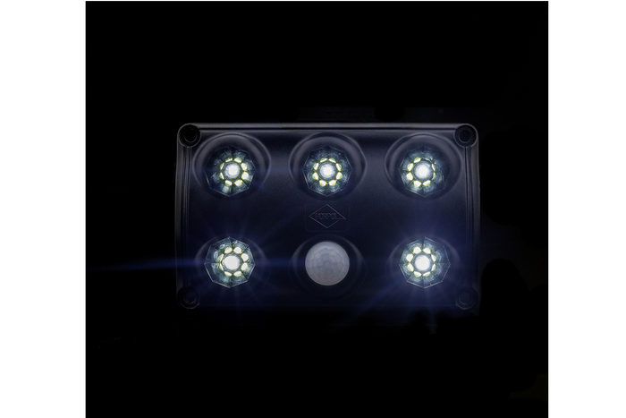 HORPOL LWD2156/CZ LED 900lm melns automašīnas salona lukturis ar kustības sensoru