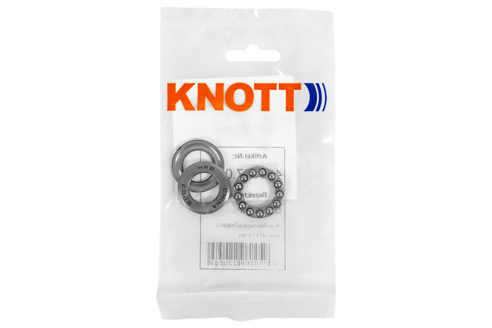 KNOTT TK60/ATK60 atbalsta riteņa gultnis 30x17mm
