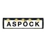 Рамка номерного знака со светодиодной подсветкой ASPOCK FLEXLED, кабель 12 В 0,8 м