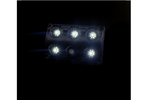 HORPOL LWD2153/CZ LED 900lm melns automašīnas salona lukturis ar slēdzi