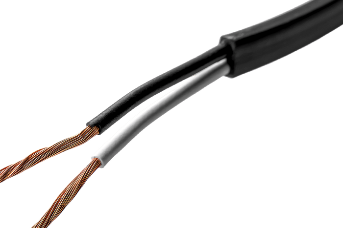 Плоский двухжильный электрический кабель TEXSIM YLY-Sp 2x1.5 - 1 м